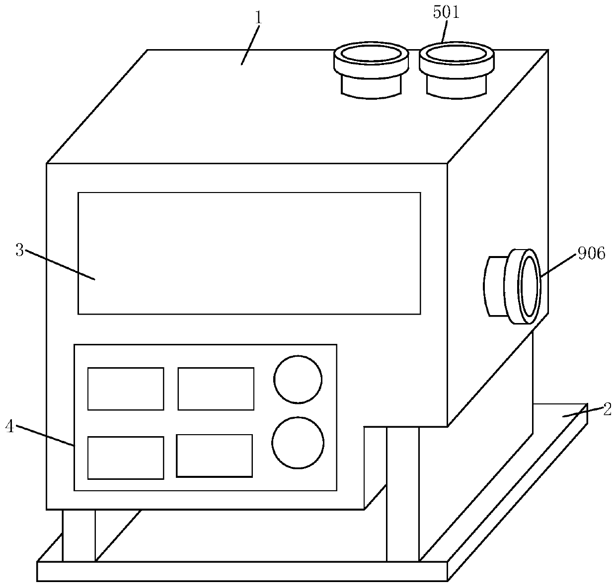 Electrolytic aluminum liquid preparation device