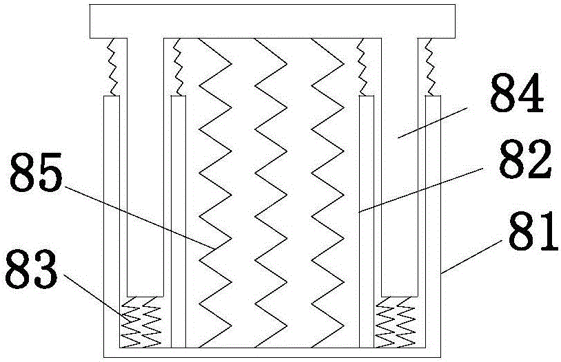 Textile machine shock-absorbing seat with moving function