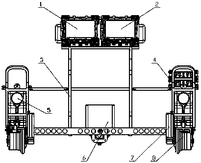 Fully automatic unmanned subway or urban railway track detection method