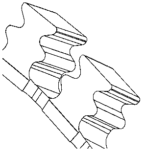 Double-laser forging remanufacturing and repairing device for damaged mortises of high-temperature alloy small-size structure turbine disc and application method thereof