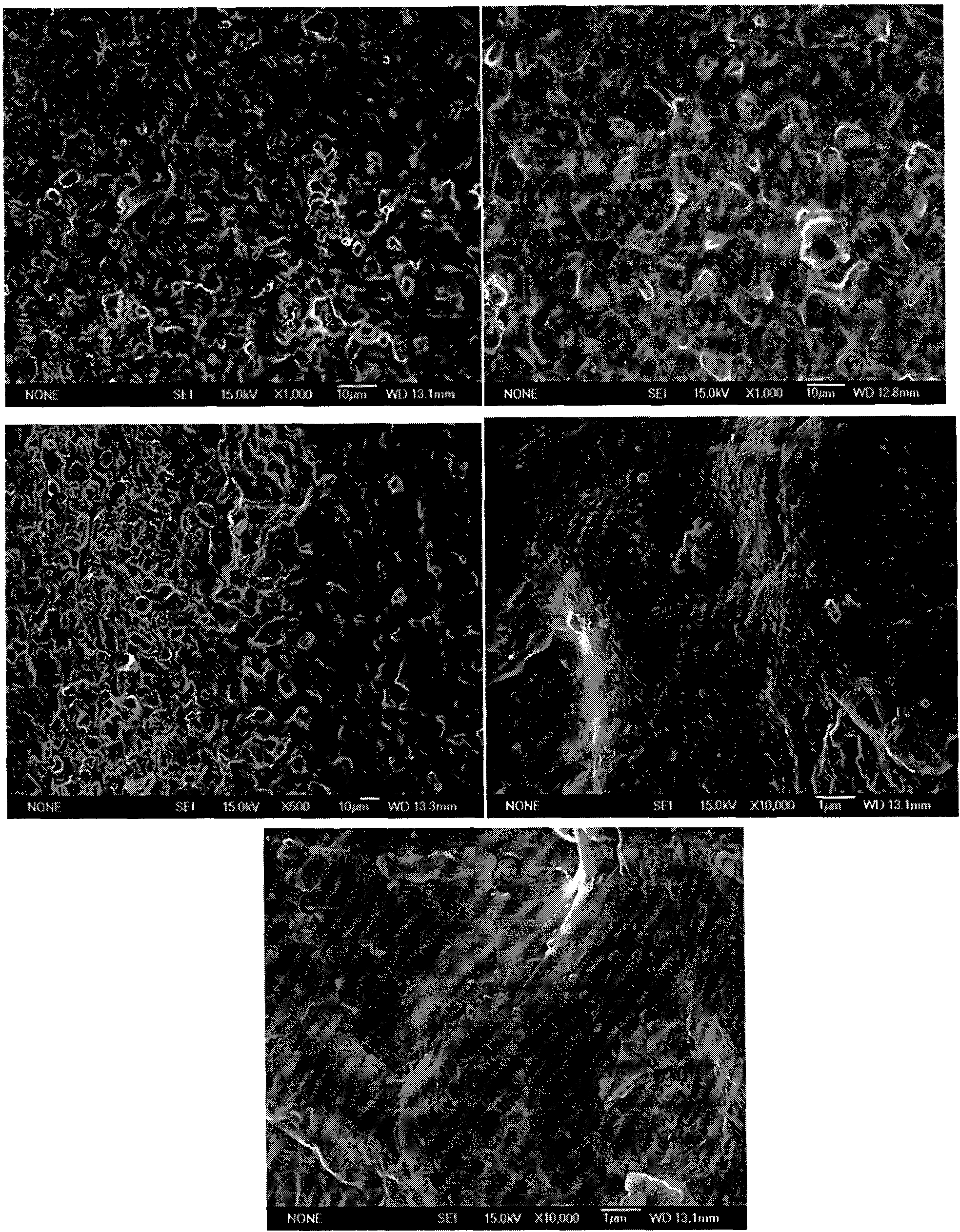 Preparation method of (Ba, Sr)TiO3 nanometer/micrometer/nanometer laminated structure ceramics