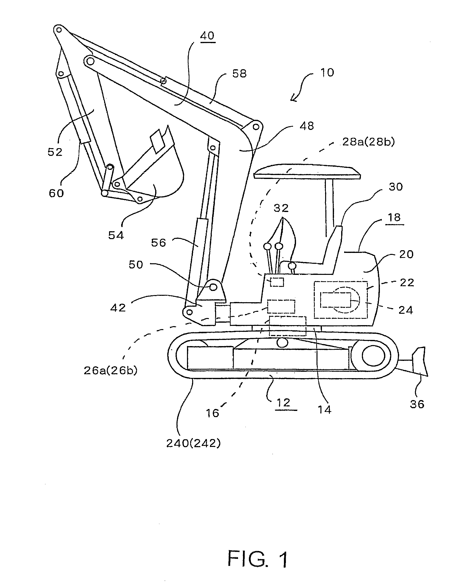 Hydraulically-powered working vehicle