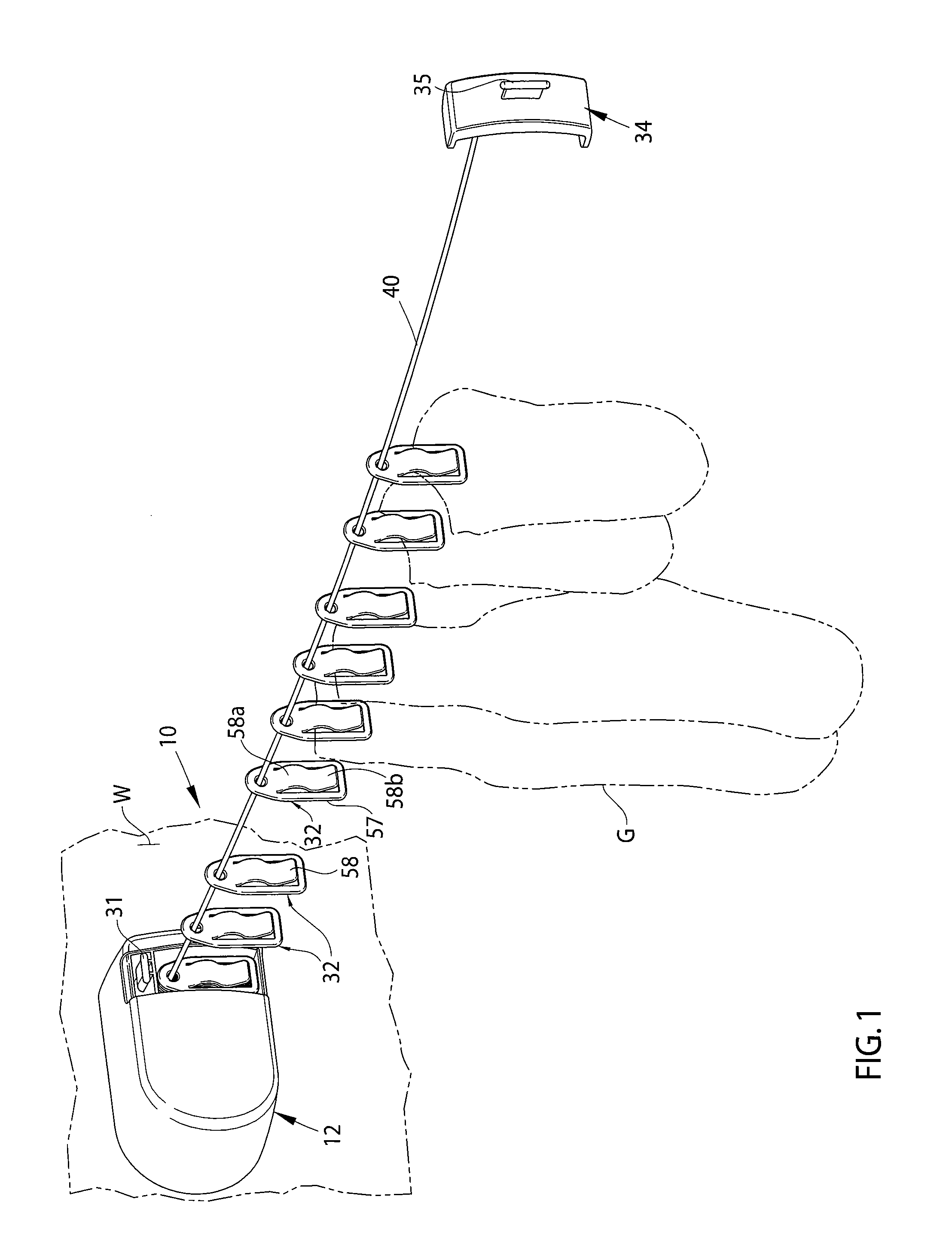 Wall-mounted retractable clothesline assembly