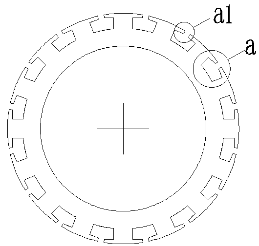 Motor inner stator with adjustable outer diameter and manufacture method of motor inner stator