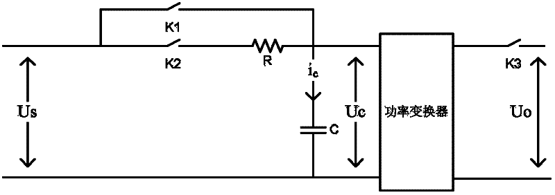 Method and circuit for online monitoring capacity state of bus capacitor