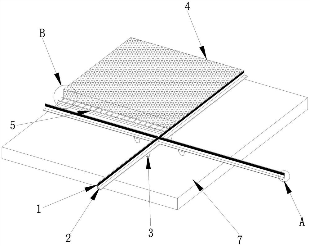 Cast-in-place inorganic artificial terrazzo floor-on-grade and construction method thereof