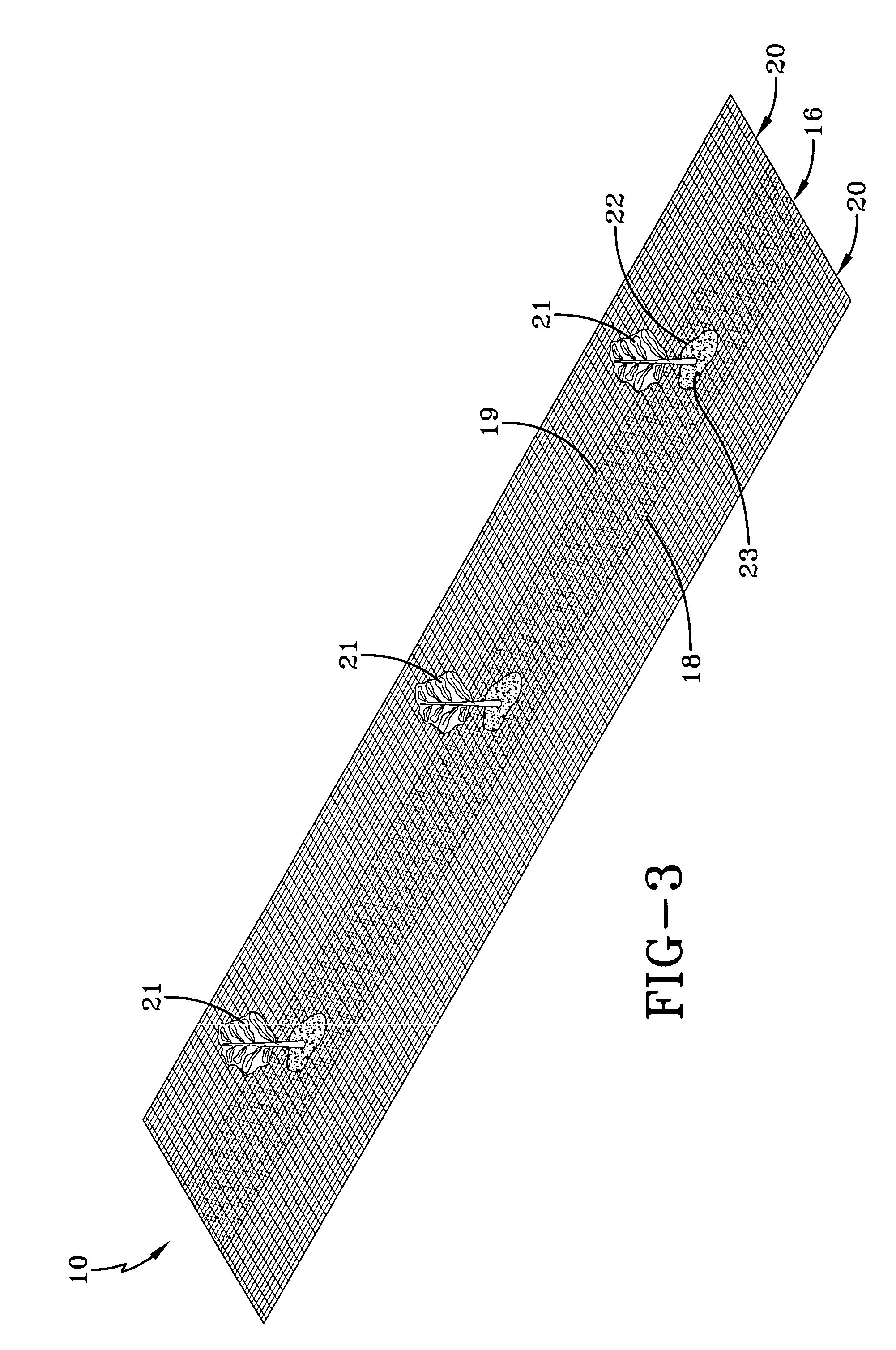 Weed barrier and artificial mulch with degradable portion and related method