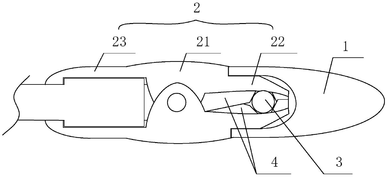 A stable bucket tooth for an excavator