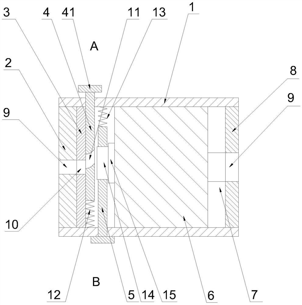 An explosion-proof junction box with high wiring efficiency