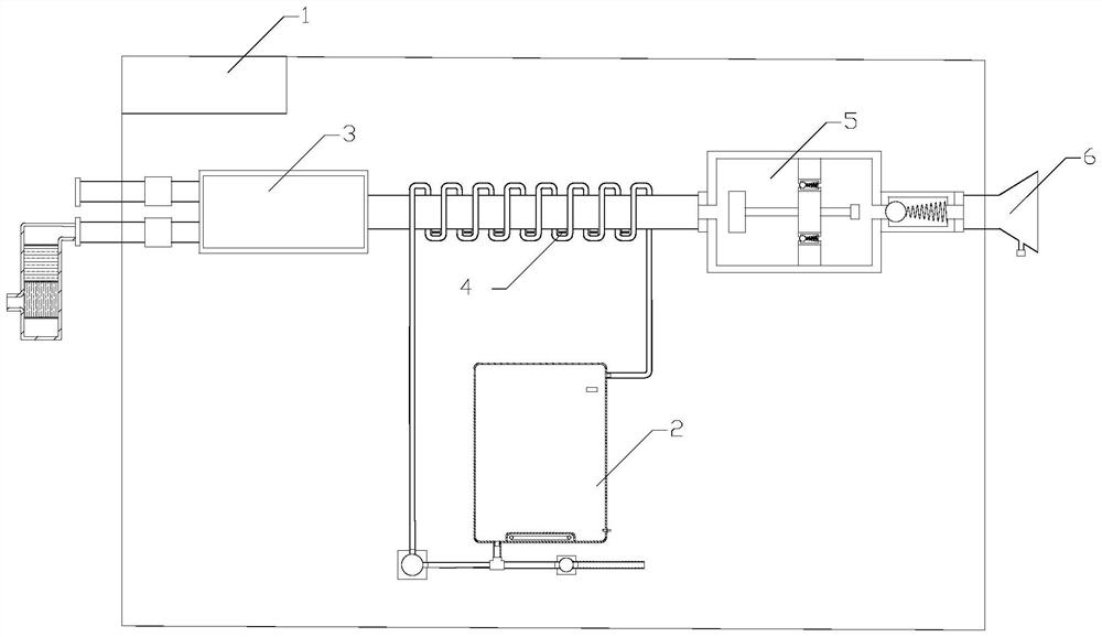 Medical breathing machine with humidifying and warming functions and working method thereof