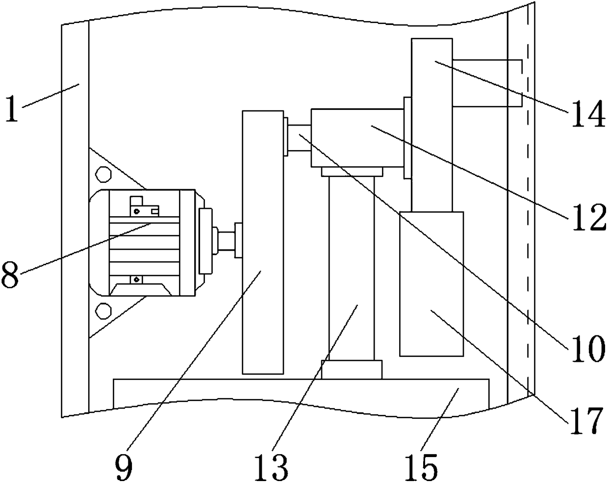 Cement block breaking machine with uniform breaking function