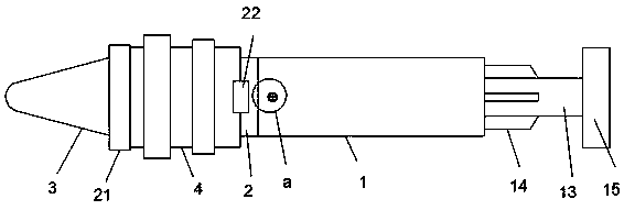 Sputum scab removing device for respiration patients