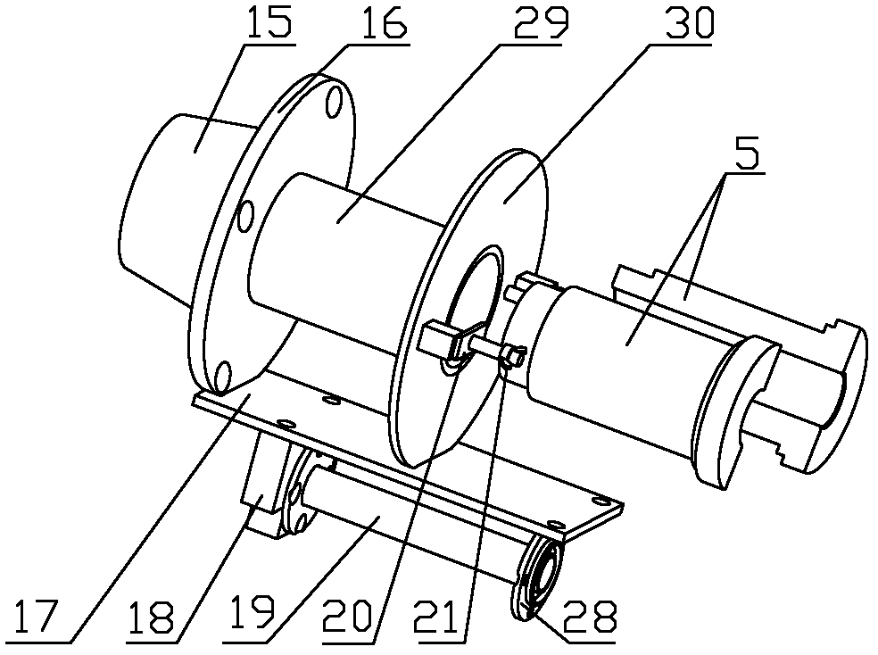 Sampling device of smoke and dust with automatically positioning detecting point