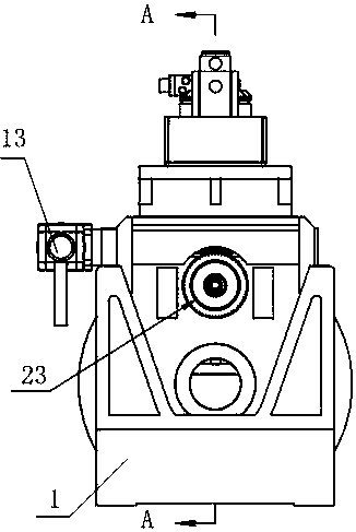 A vertical gear hobbing machine