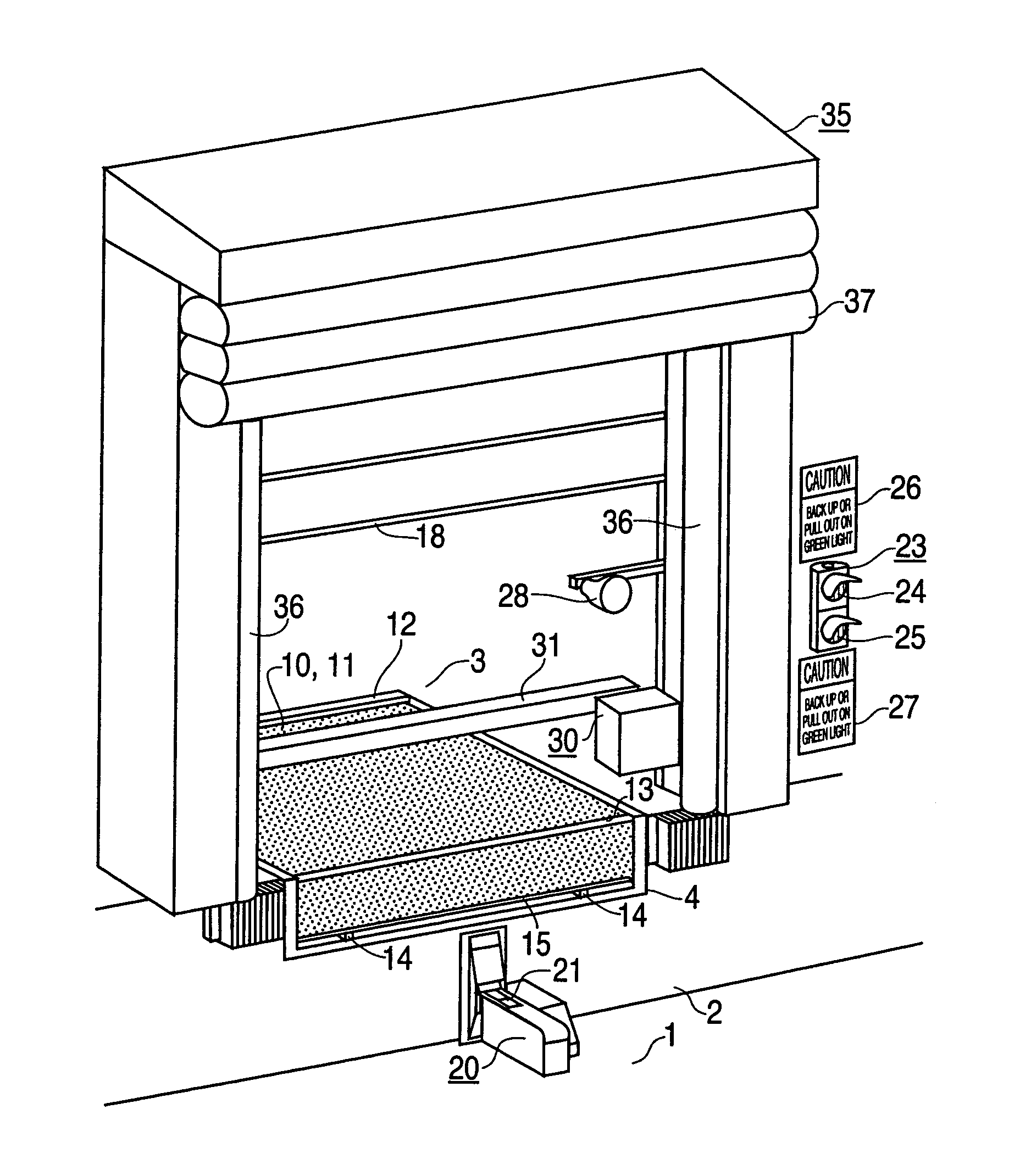 Zone specific remote control panel for loading dock equipment