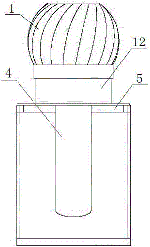 Portable power-free communication manhole efficient ventilation method