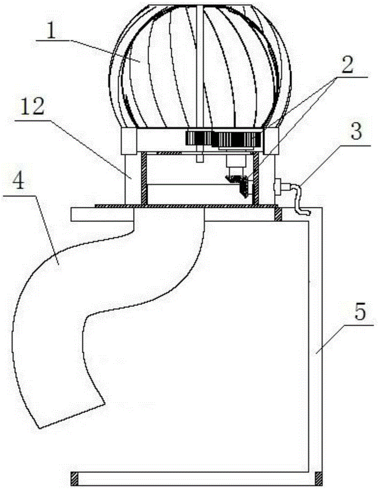 Portable power-free communication manhole efficient ventilation method