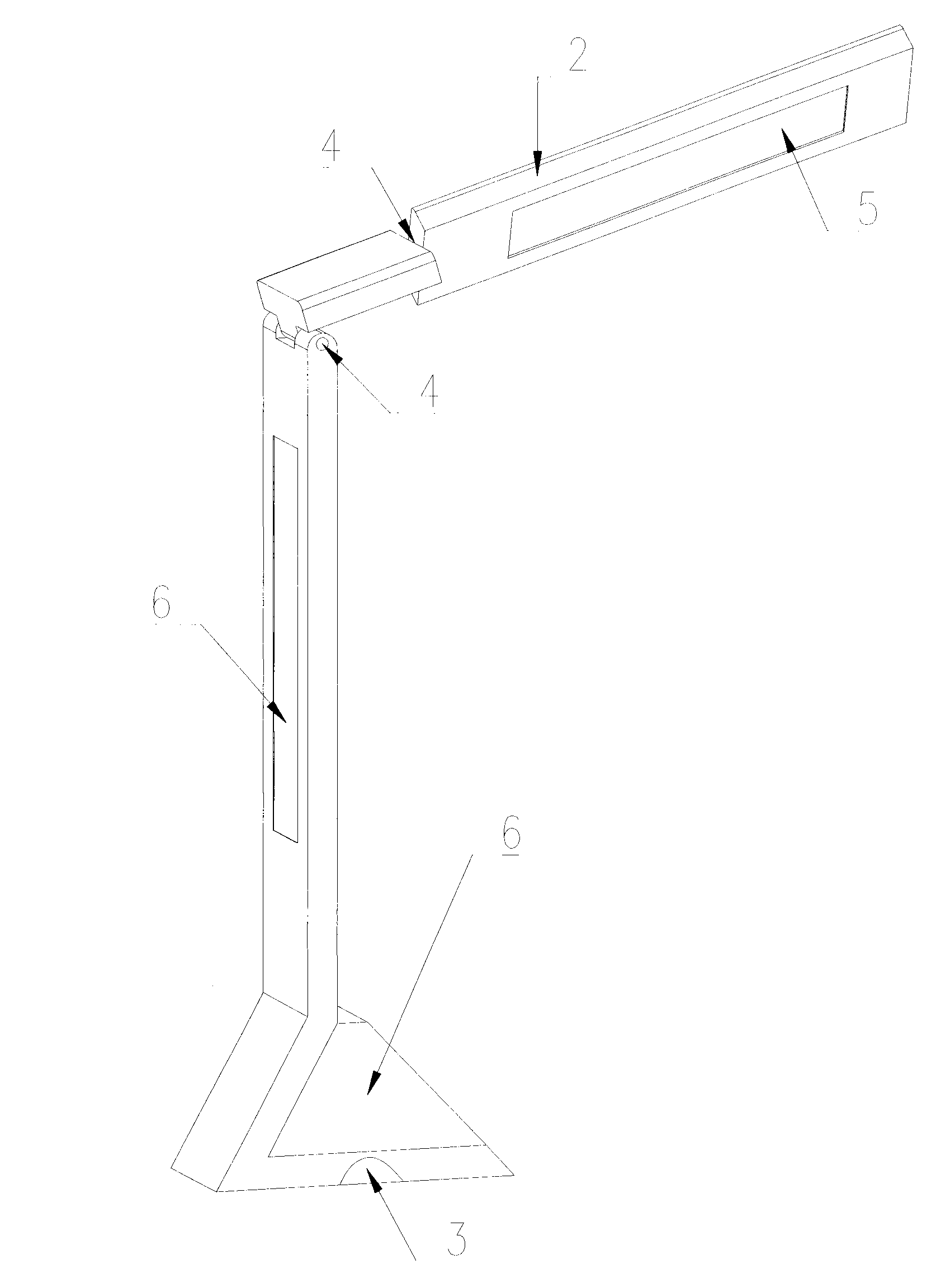 Light-emitting diode (LED) eye-protecting lamp with multiple illuminators