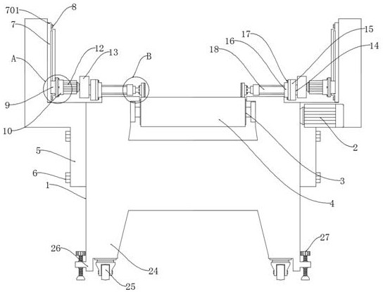 Clamping device for mechanical equipment manufacturing