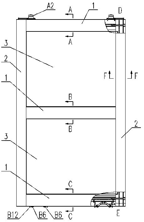 Sliding doors with reinforced core