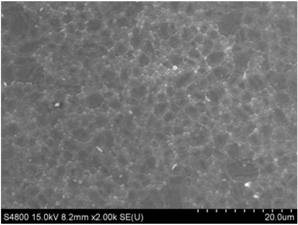 Method for preparing negative thermal expansion material Sc2Mo3O12 film