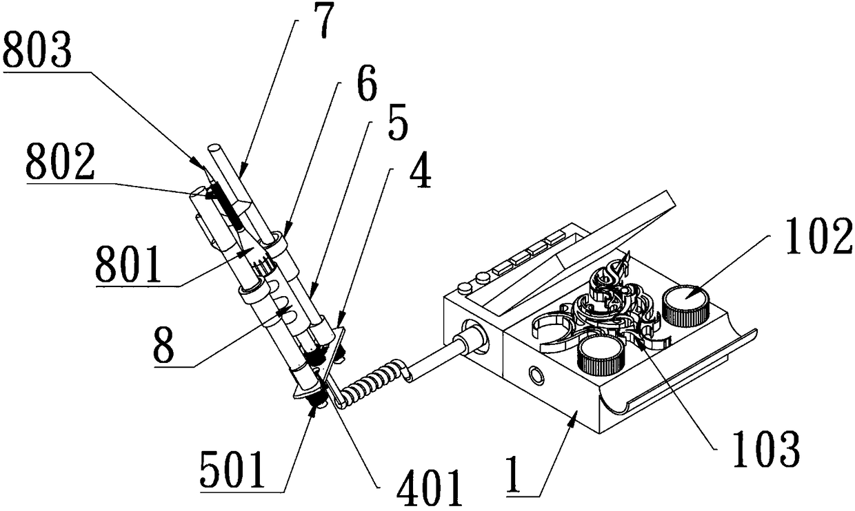 Dental canal length determination device