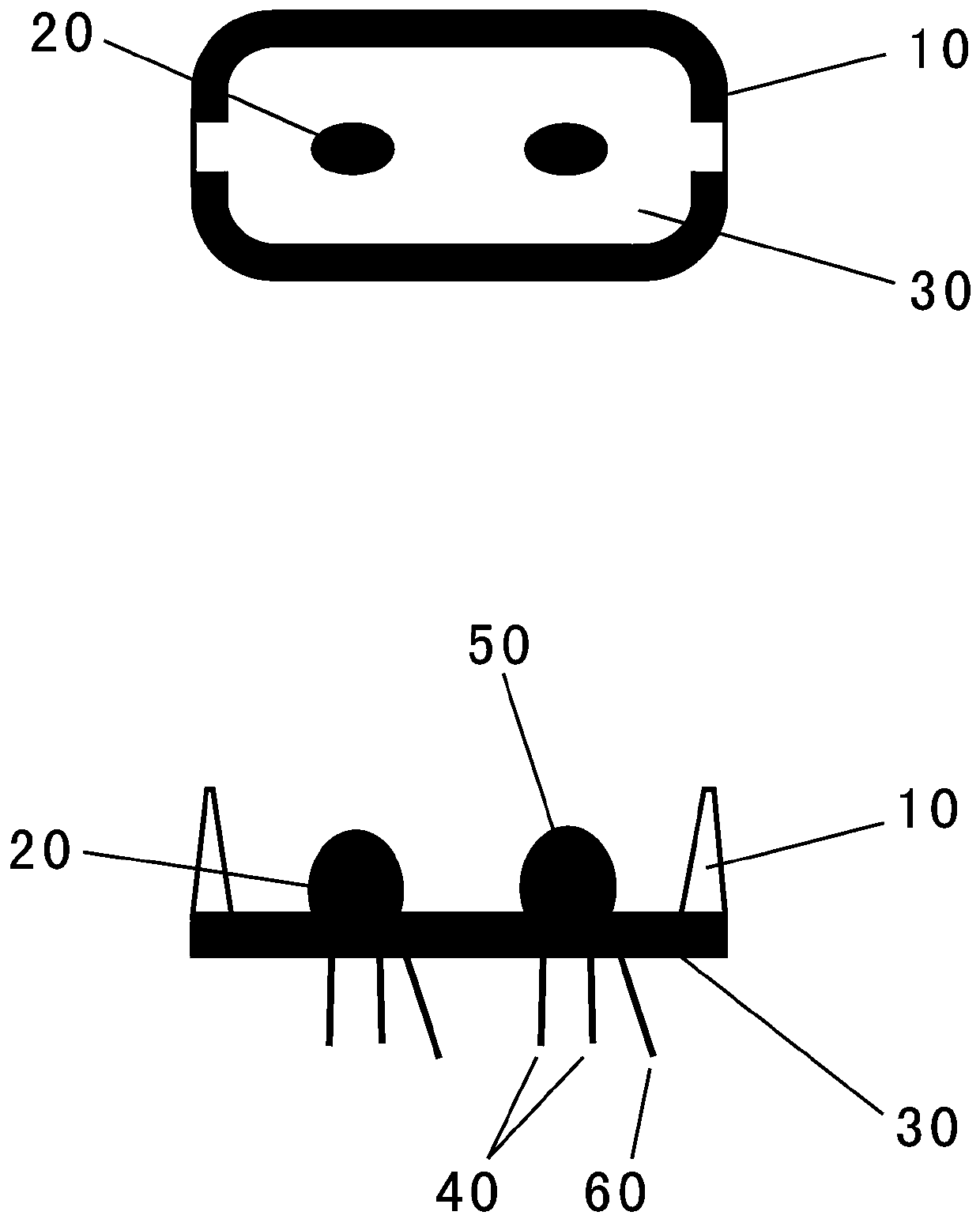 Skirt-type sensor device capable of accurately measuring skin temperature