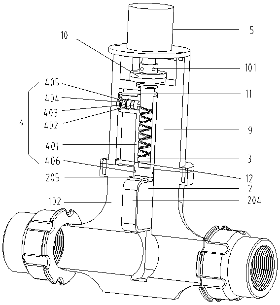 Intelligent water intake and drainage pipeline assembly based on Internet of things and management system thereof