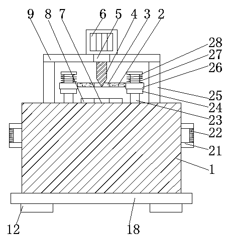 An industrial automatic drilling equipment