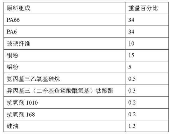 Enhanced conductive nylon material and preparation method thereof