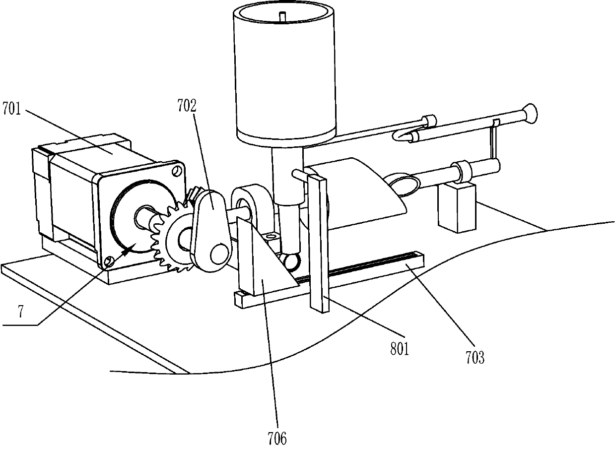 Sapling watering device used for garden