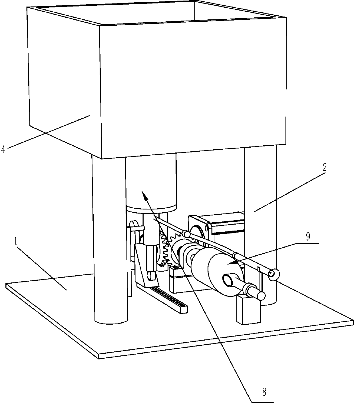 Sapling watering device used for garden