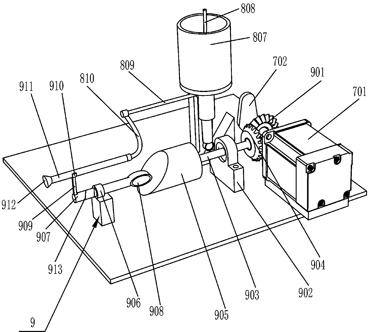 Sapling watering device used for garden