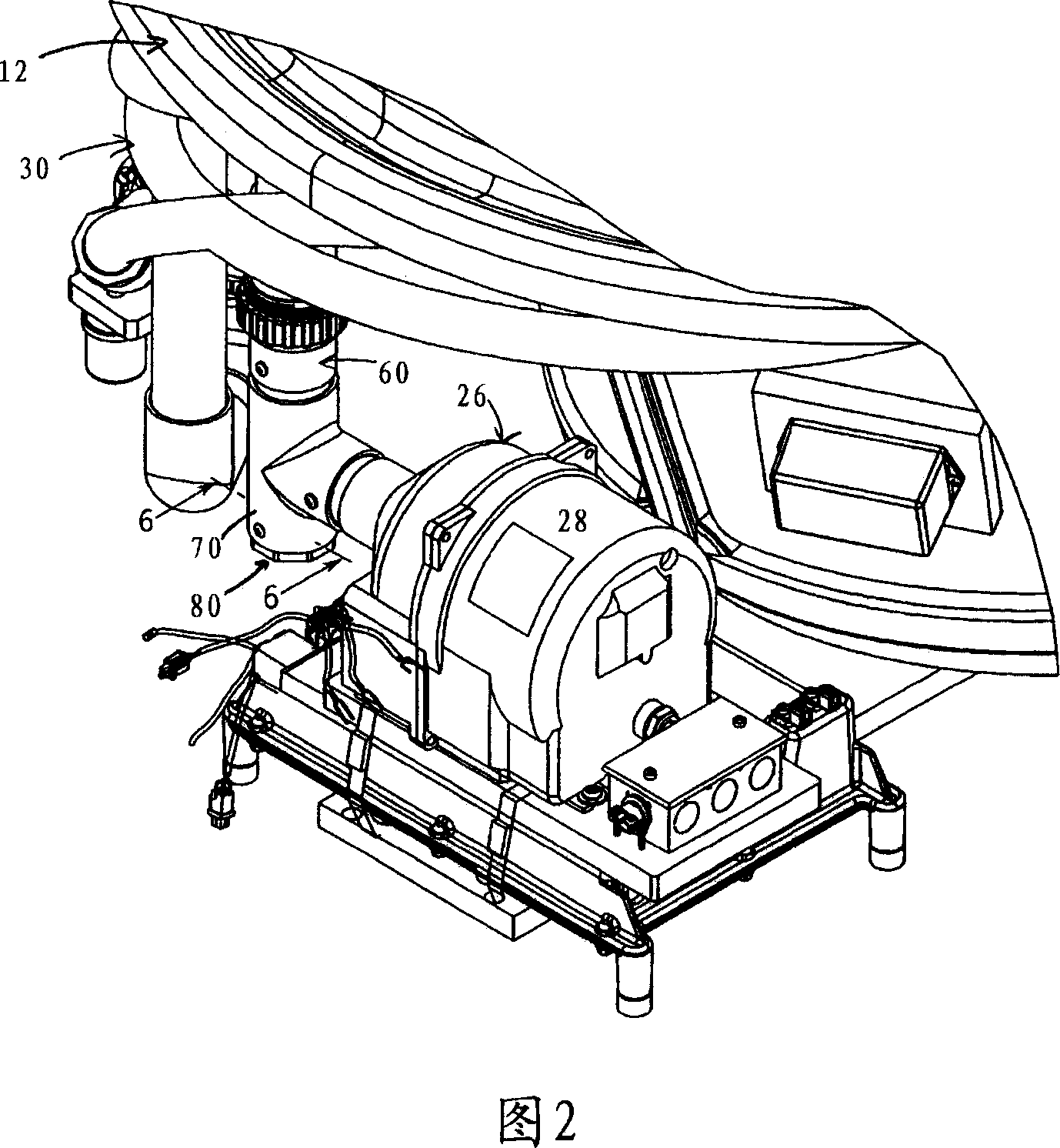 Air bath with bypass vent