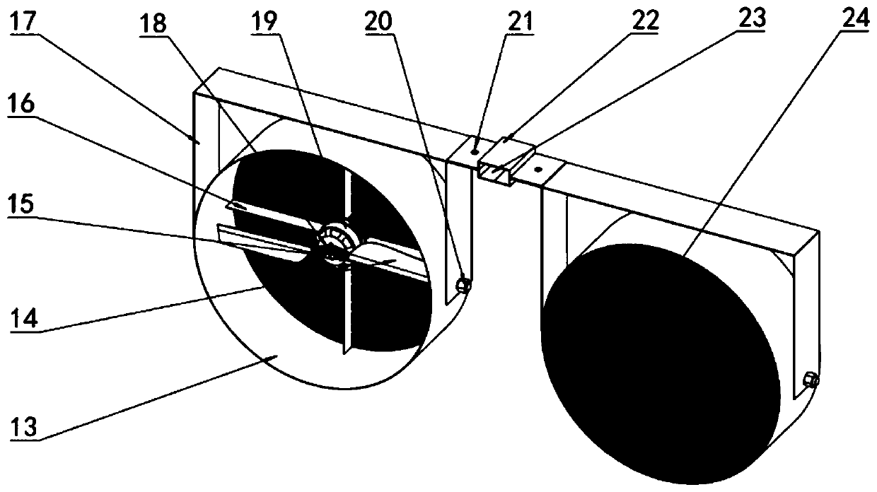 Air-sweeping type hybrid rice seed production pollination machine and operation method thereof