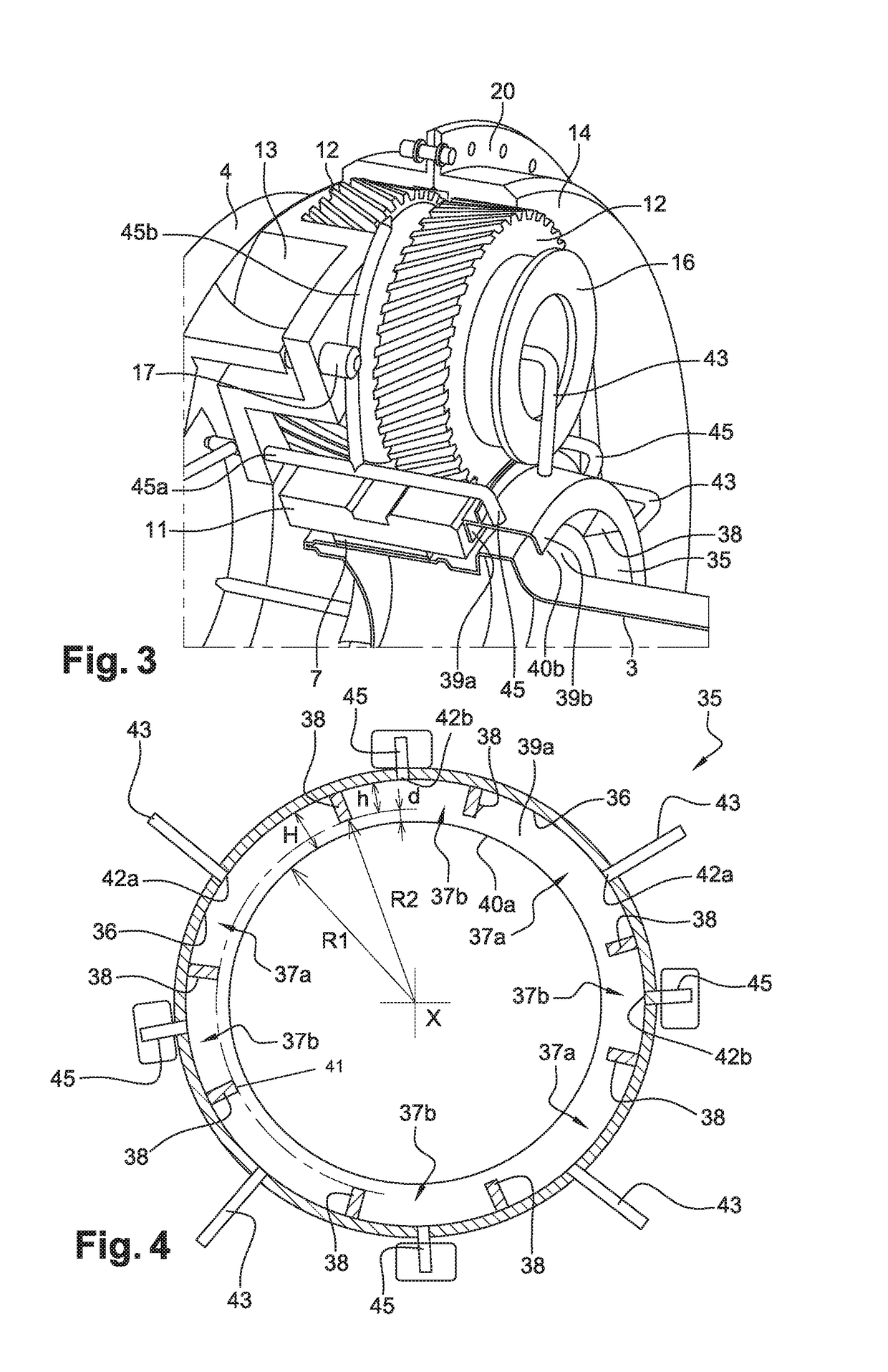 Oil supply device for an epicyclic reduction gear set