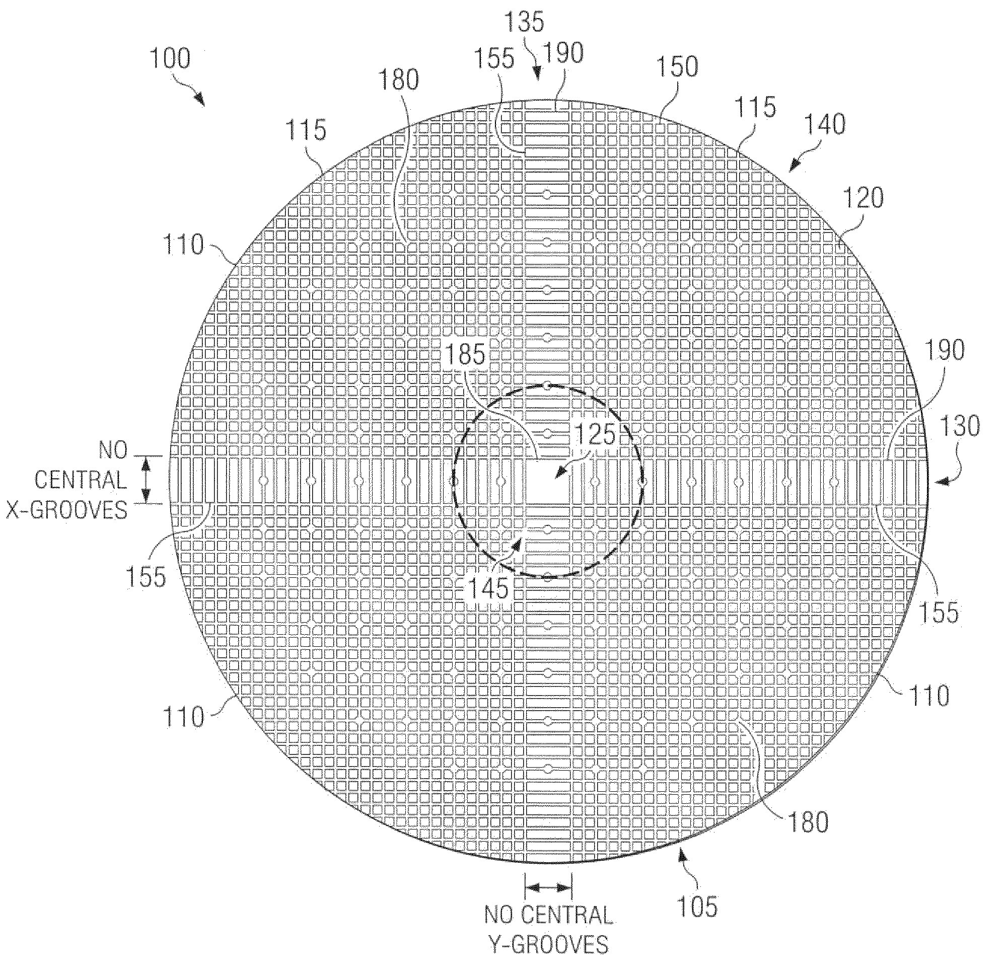 Chemical mechanical polishing pad having improved groove pattern