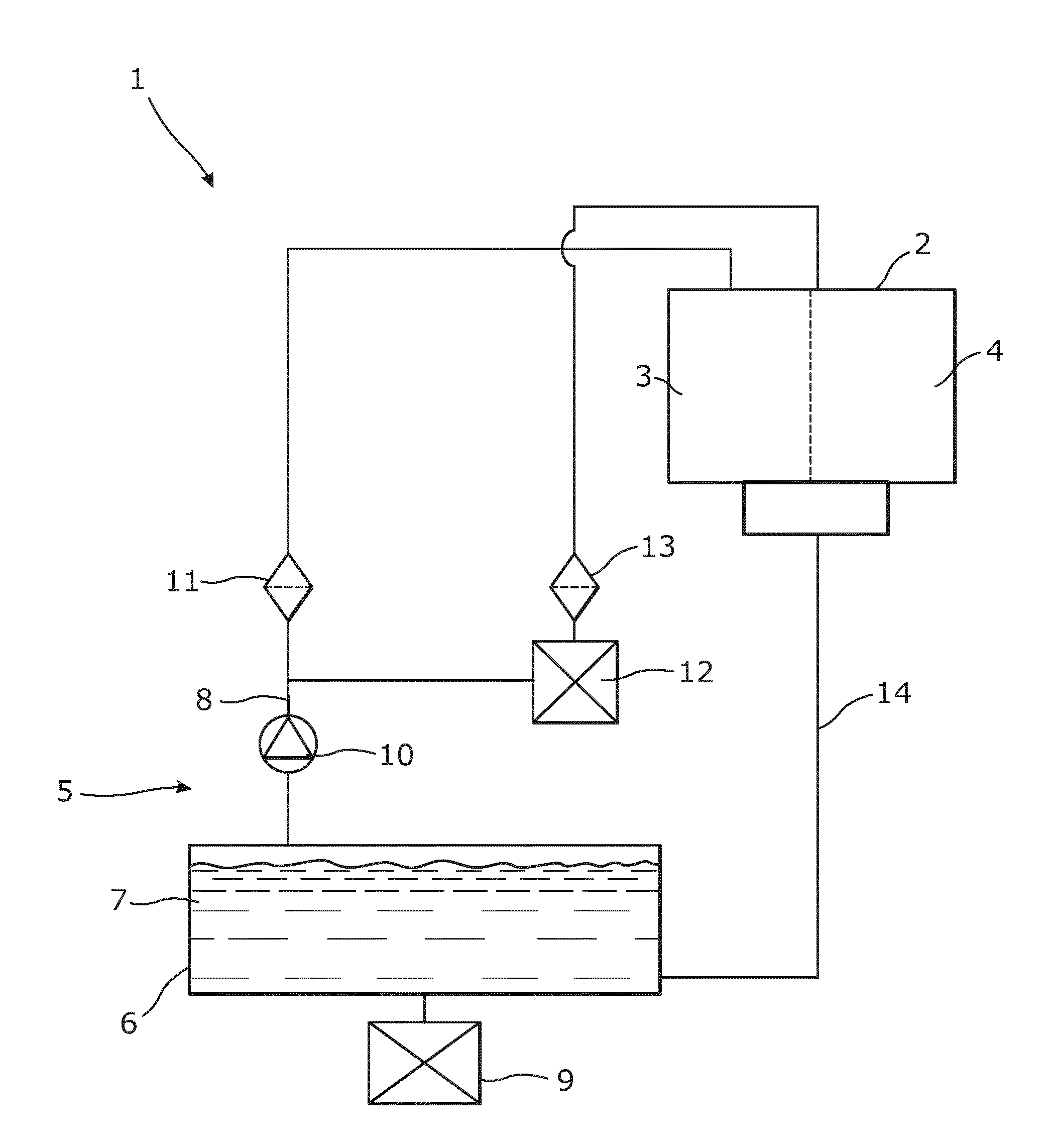 Machine system having a lubrication system