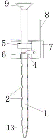 Zigbee network based insertion type wireless irrigation and subsurface water drainage device