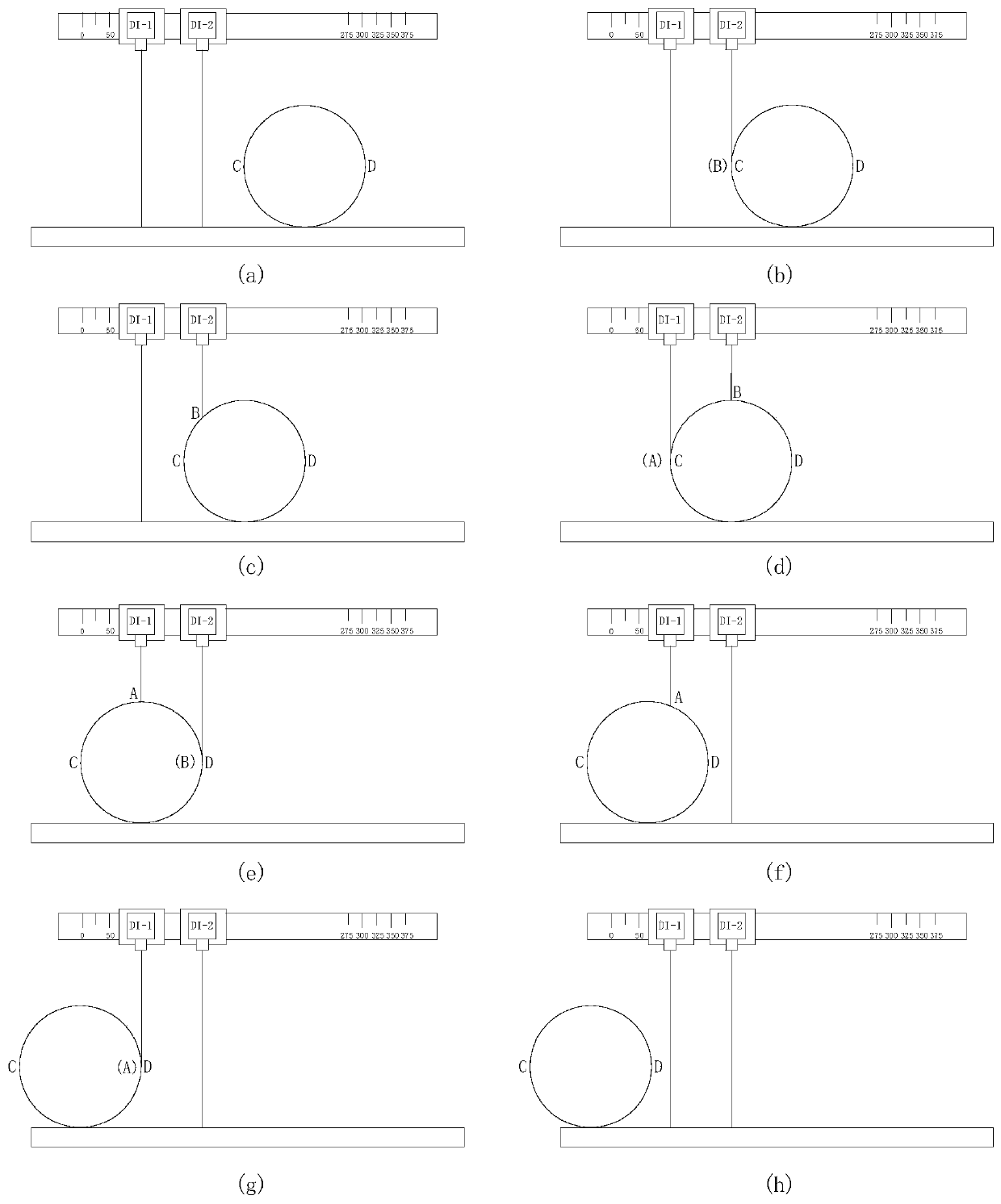 Detection device, control system and control method for wheel greasing track of sintering machine trolley