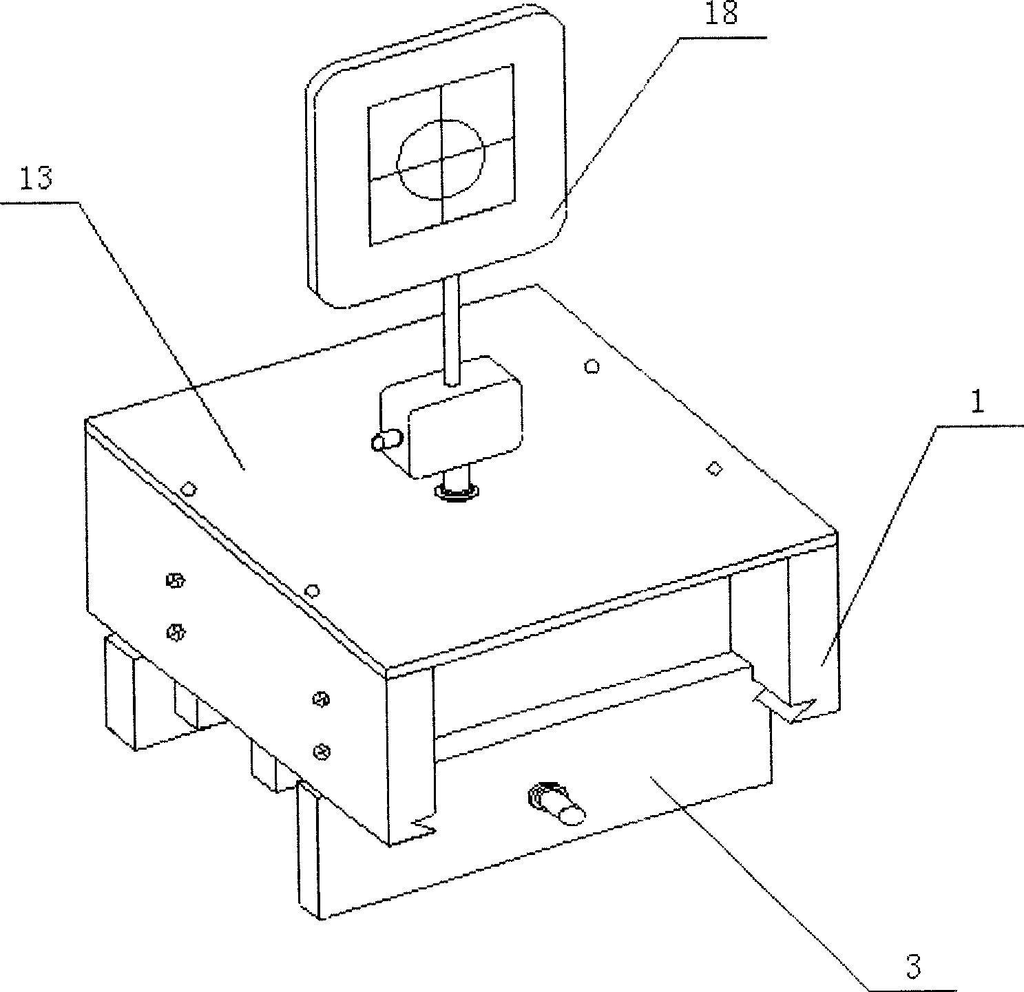 Rail measuring vehicle of bridge-type crane