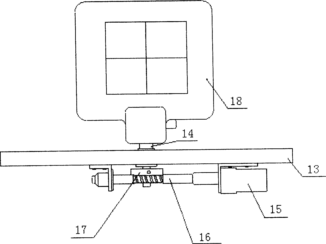 Rail measuring vehicle of bridge-type crane