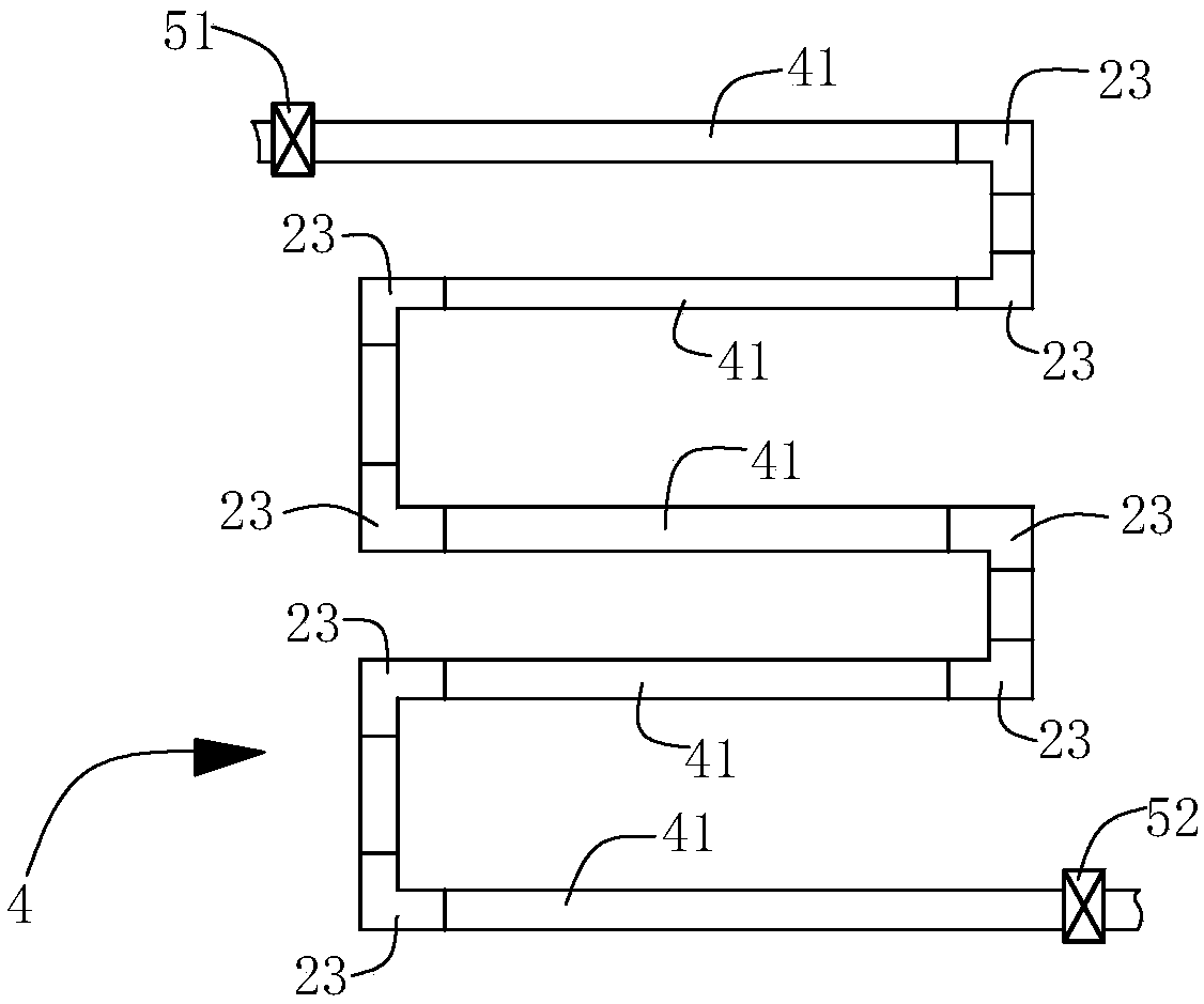 Filter device for saline-alkali land