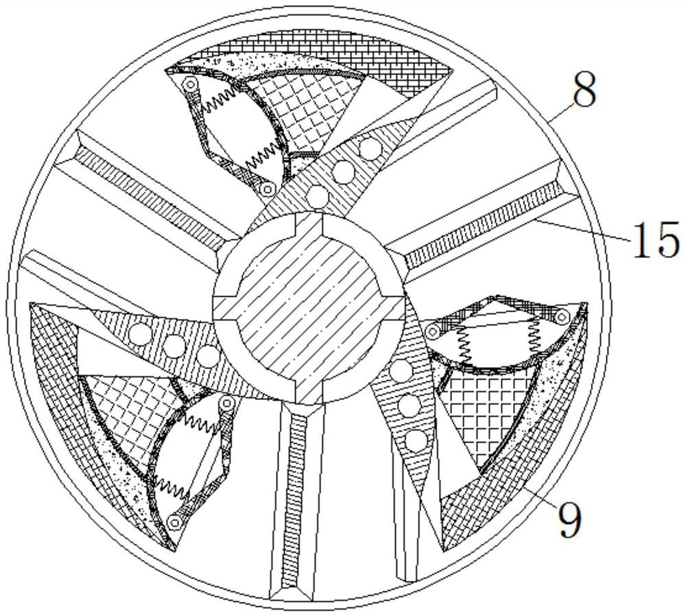 Intelligent washing machine automatic cleaning device based on centrifugal force effect