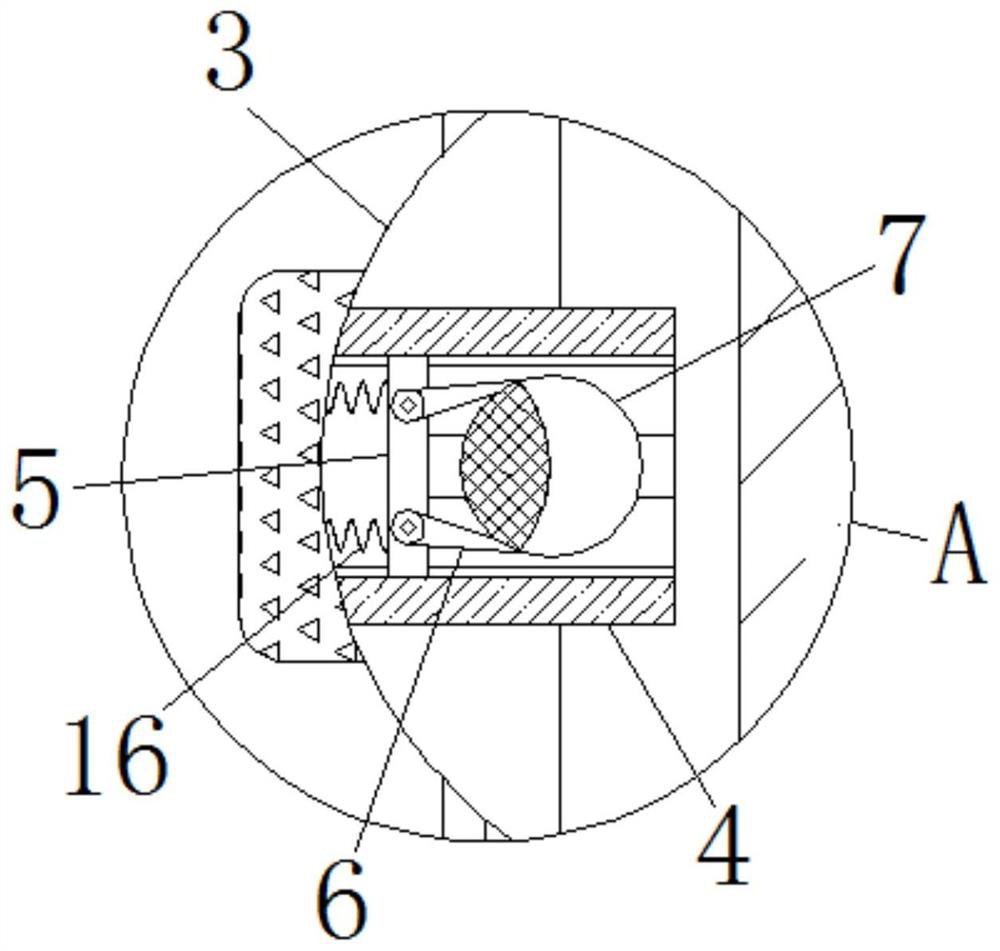 Intelligent washing machine automatic cleaning device based on centrifugal force effect