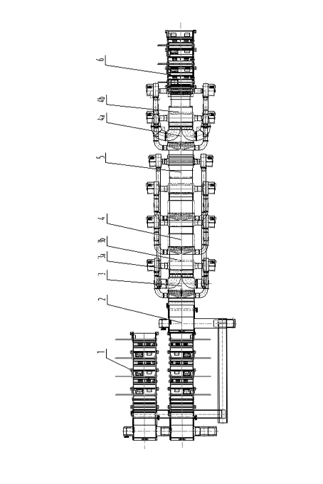 Divided winnowing method and system for tobacco leaf threshing