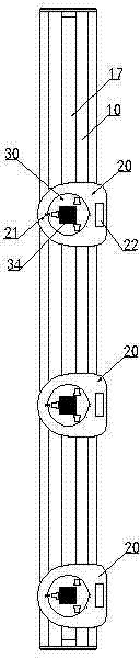 Slide rail socket