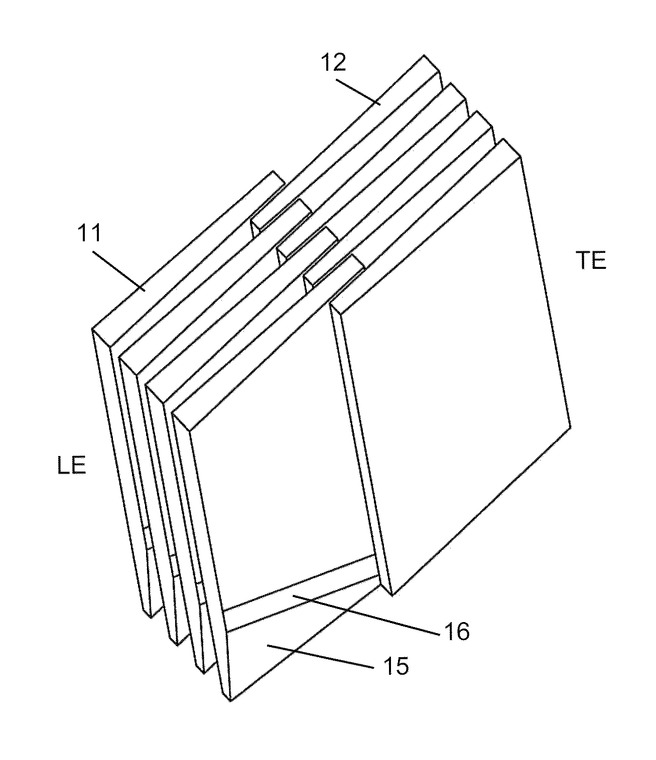 Card seal for a turbine