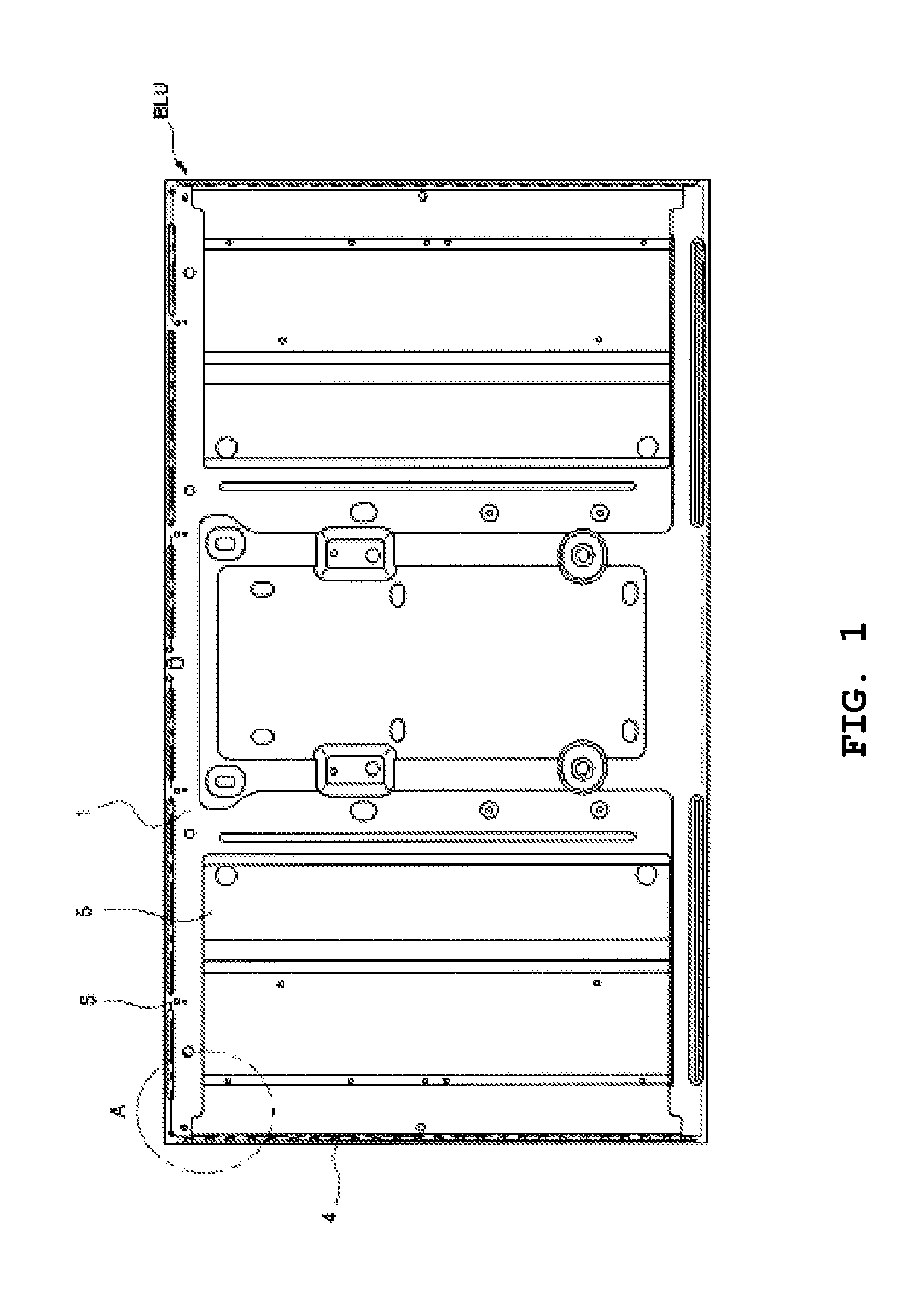 Light source device of backlight unit for display