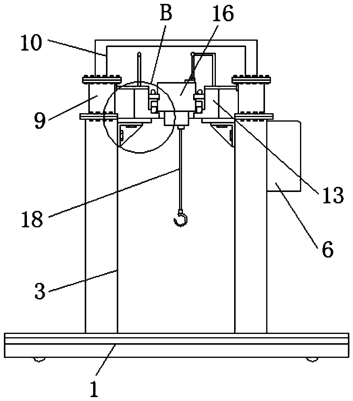 Dual-beam trussed gantry crane